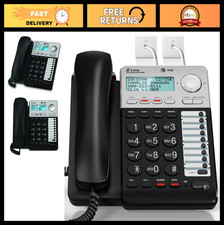 2-Line Corded Speakerphone with Caller ID, Call Waiting, Built-in Speaker, 3-Way