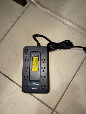 Cyberpower ST425 Standby UPS Battery Backup and Surge Protector, 425VA/260W