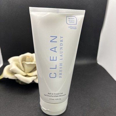 CLEAN Fresh Laundry Bath And Shower Gel 6fl oz New
