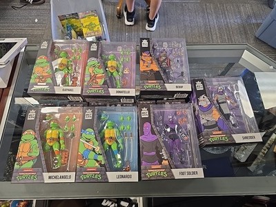  BST AXN Teenage Mutant Ninja Turtles Leonardo 7 Action Figure set