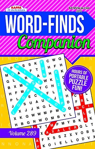 Companion Word-Find Puzzle Book-Wor..., Kappa Books Pub