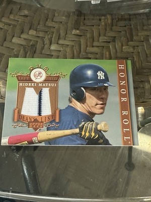 Hideki Matsui 2003 Upper Deck Honor Roll Dean s List Jersey