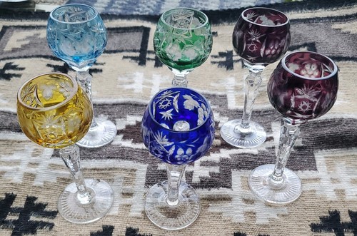 Vintage Nachtmann Cordial Glasses– Traube Cut Crystal, Set of 6