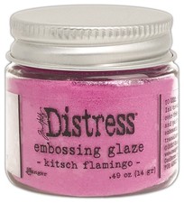Tim Holtz Distress Embossing Glaze-Kitsch Flamingo