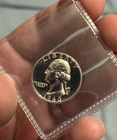 1960 Washington Quarter Gem Proof; 90% Silver
