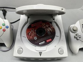 Sega Dreamcast HKT-3020 Console W/  2 Controllers - Powers On, Untested, W/game