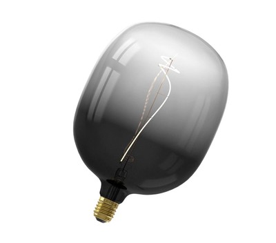 CALEX LED Fil Avesta E27 240V 4W 2200K Mondstein schwarz dimmbar. BR11