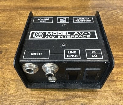 ProCo Sound  AV-1 ~ A/V  Interface Box