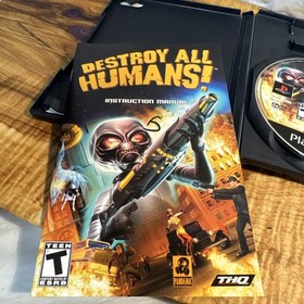 Destroy All Humans - Sony PlayStation 2, 2005 - CIB Tested - PS2 PSTwo
