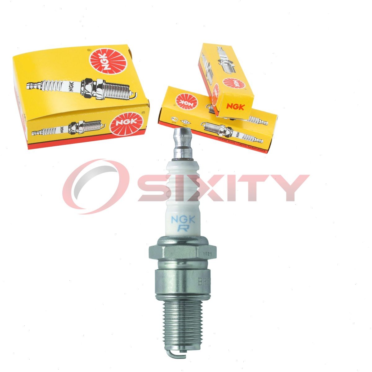 NGK 1097 BR4ES Standard Spark Plug for 94702-00343 90793-20128 405 Ignition hx
