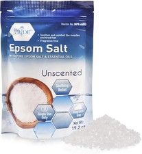 Epsom Salt Foot Soak for Pain Relief and Muscle Recovery with