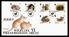 DR WHO 1997 GB JERSEY FDC ANIMAL WILDLIFE CACHET COMBO M62068