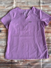 Figs Scrubs Dusk Catarina One Pocket Top Size Small