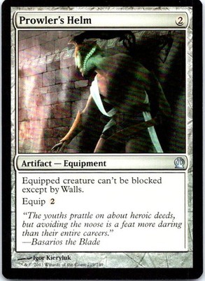 Prowler's Helm U Theros 219 NM NM-LP