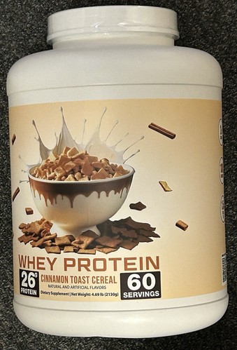 Ekko Protein Powder, Cinnamon Toast Cereal 60 Servings Exp. 09/26 New