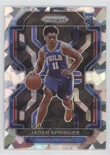 2021-22 Panini Prizm Ice Prizm Jaden Springer #317 Rookie RC 7ug