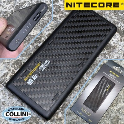 Nitecore - NB AIR - Powerbank 18W 5000mAh / 19,4Wh Kohlefaser -...