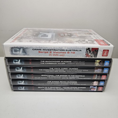 Crime Investigation Australia Complete Series Volumes 1-10 Foxtel (1-5 & 6-10) - Picture 2 of 23