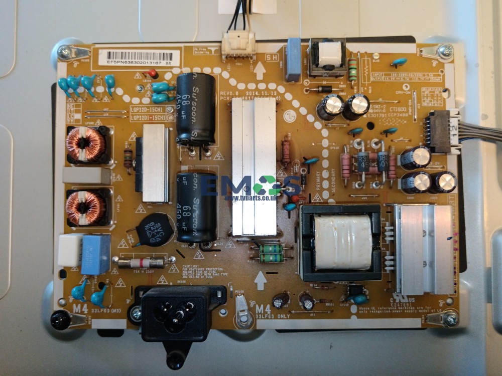 EAY63630201 EAX66171501 POWER SUPPLY FOR LG 43LF590V-ZA.BEKYLJG