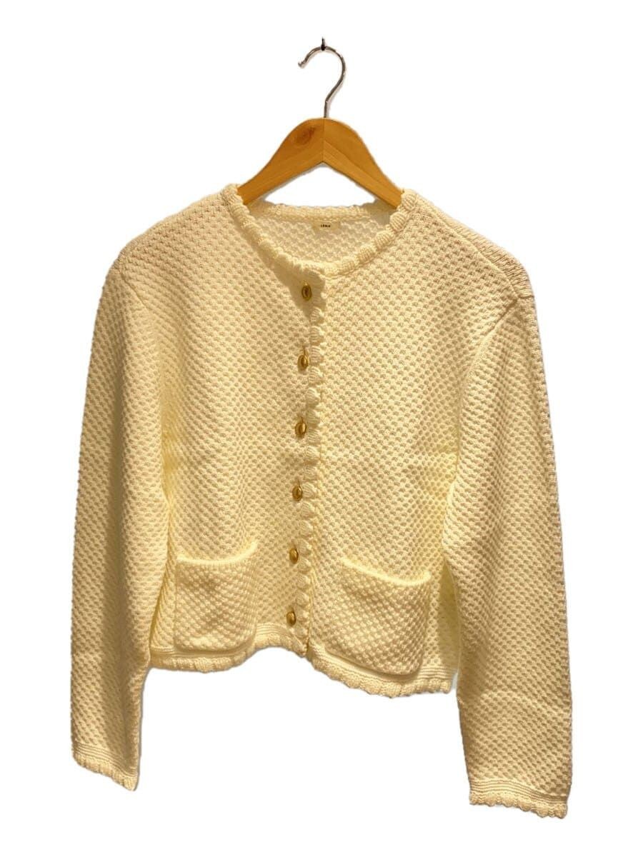 ALTRA BAYCREW'S OTHER 23SS FANTASIA MAGLIA COMPATTA GIACCA FREE COTONE Bianco