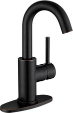 Wet Bar Sink Faucet, Lead-Free Single Handle Prep Sink Faucet, Stainless Steel S