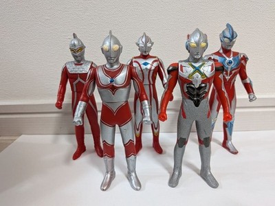 Ultraman Figur Sofubi 5 Sammelfiguren Bandai Japan Lot
