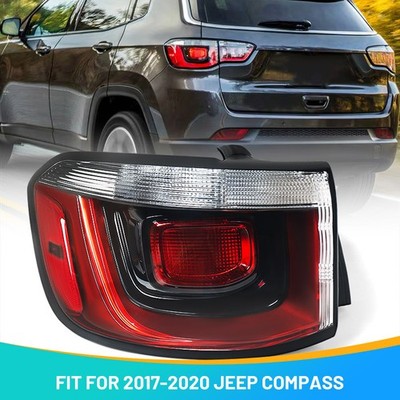 Left Halogen Outer Rear Tail Light For Jeep Compass 2017-2020 Brake Lamp Driver