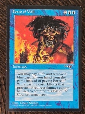 Force of Will Alliances MTG *NM* Near mint Magic the gathering 44