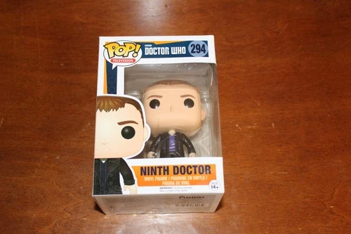 New Funko Pop Television Doctor Who 9th Ninth Doctor #294  Sonic Screwdriver NIB