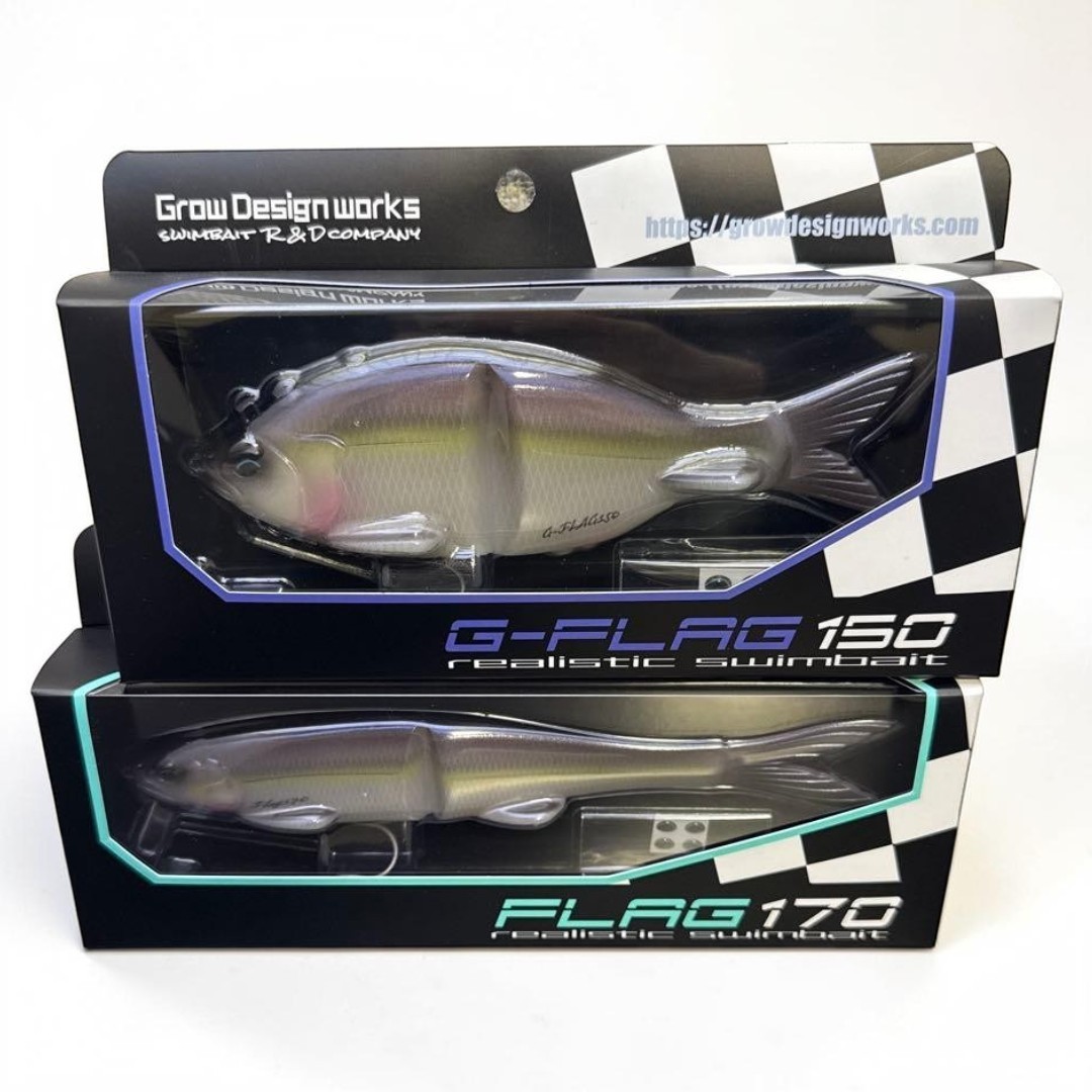 ルアー・フライ GDW-FLAG 170 G 150 111 DP-THUNDER PLUS Grow Design Works FLAG170 G-FLAG150 #111 DP Thunder Plus Set Japan