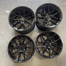 Used 20x8.5/20x11 MRR GF13 fit Porsche 997 911 Carrera 5x130 45/40 Black Wheels