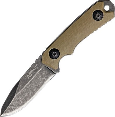 MTech Neck Knife Messer mit FullTang Edelstahlklinge und Kydex-Scheide mit Kette