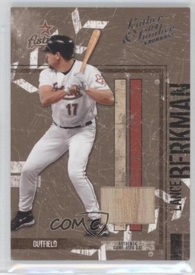 2004 Donruss Leather & Lumber Materials Bat 35/100 Lance Berkman #62 fm0