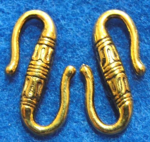 50Pcs WHOLESALE Tibetan Silver "S" Clasps HOOKS Connectors Findings Q0725 