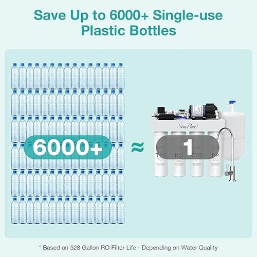 SimPure T1-100 Sistema di filtrazione dell'acqua ad osmosi inversa - Foto 3 di 3