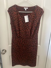 Nine West Animal Print Dress Size Small