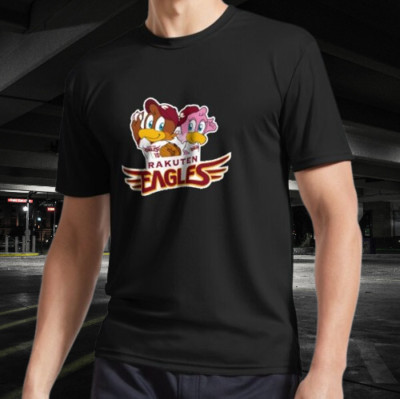 Tohoku Rakuten Golden Eagles Active T-Shirt Funny Size Mode American T-shirt