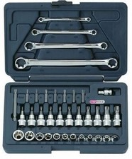 KS Tools CHROME+ TX Tool Set 3/8" 36pc - 918.0636