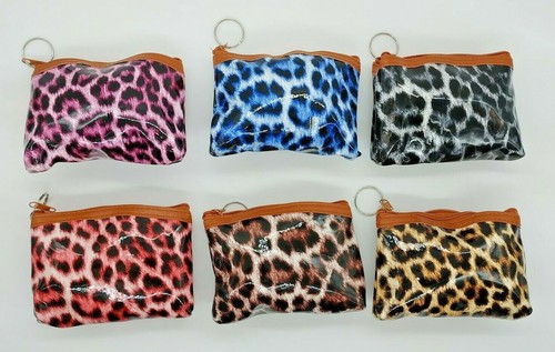 monedero leopardo wallet wild cremallera pocket chica mujer moda woman  bolso | eBay