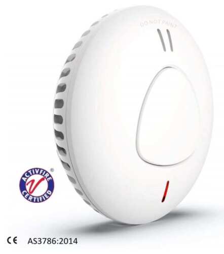 Paired Wireless Interconnected Photoelectric Smoke Alarm Detector 10-Yr Battery - Picture 25 of 46