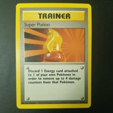 SUPER POTION 90/102 - VINTAGE WOTC Pokemon Card - BASE SET - NM
