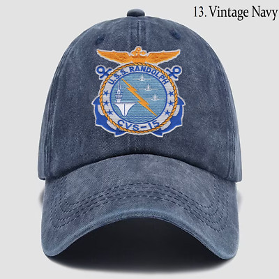 Custom Embroidered Hat CVS-15 USS Randolph, Veteran Cap, Trucker Hat, Gift Idea