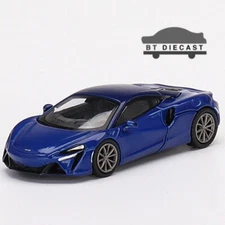 MINI GT McLAREN ARTURA 1/64 DIECAST MODEL CAR VOLCANO BLUE MGT00430