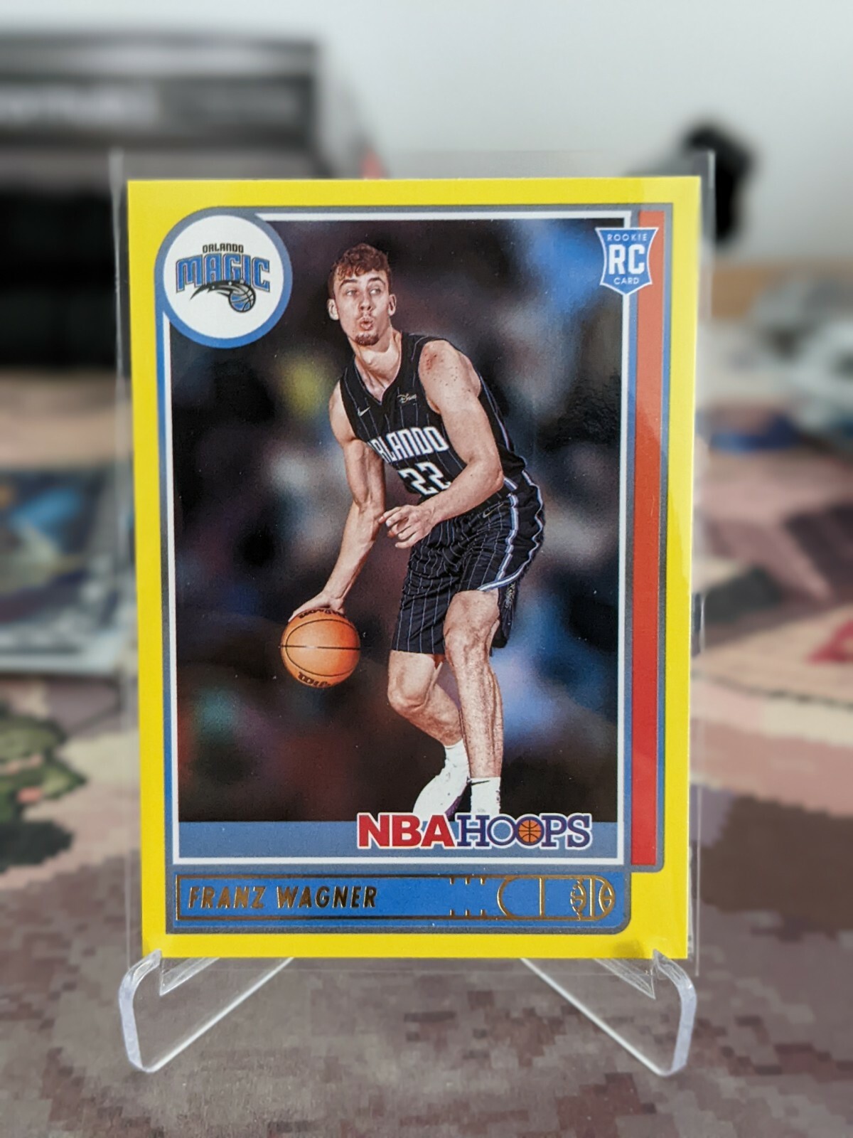 2021-22 Panini NBA Hoops Franz Wagner #235 Orlando Magic Yellow