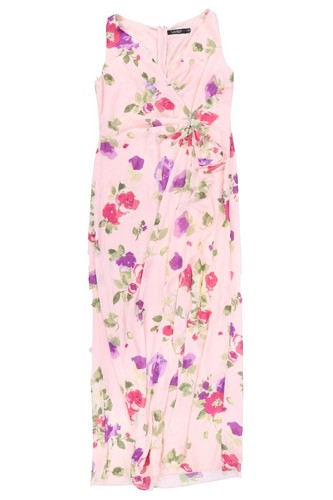 lauren ralph lauren sequined floral cocktail dress Lauren Ralph Lauren Sequined Floral Cocktail Dress - Champagne/Silver