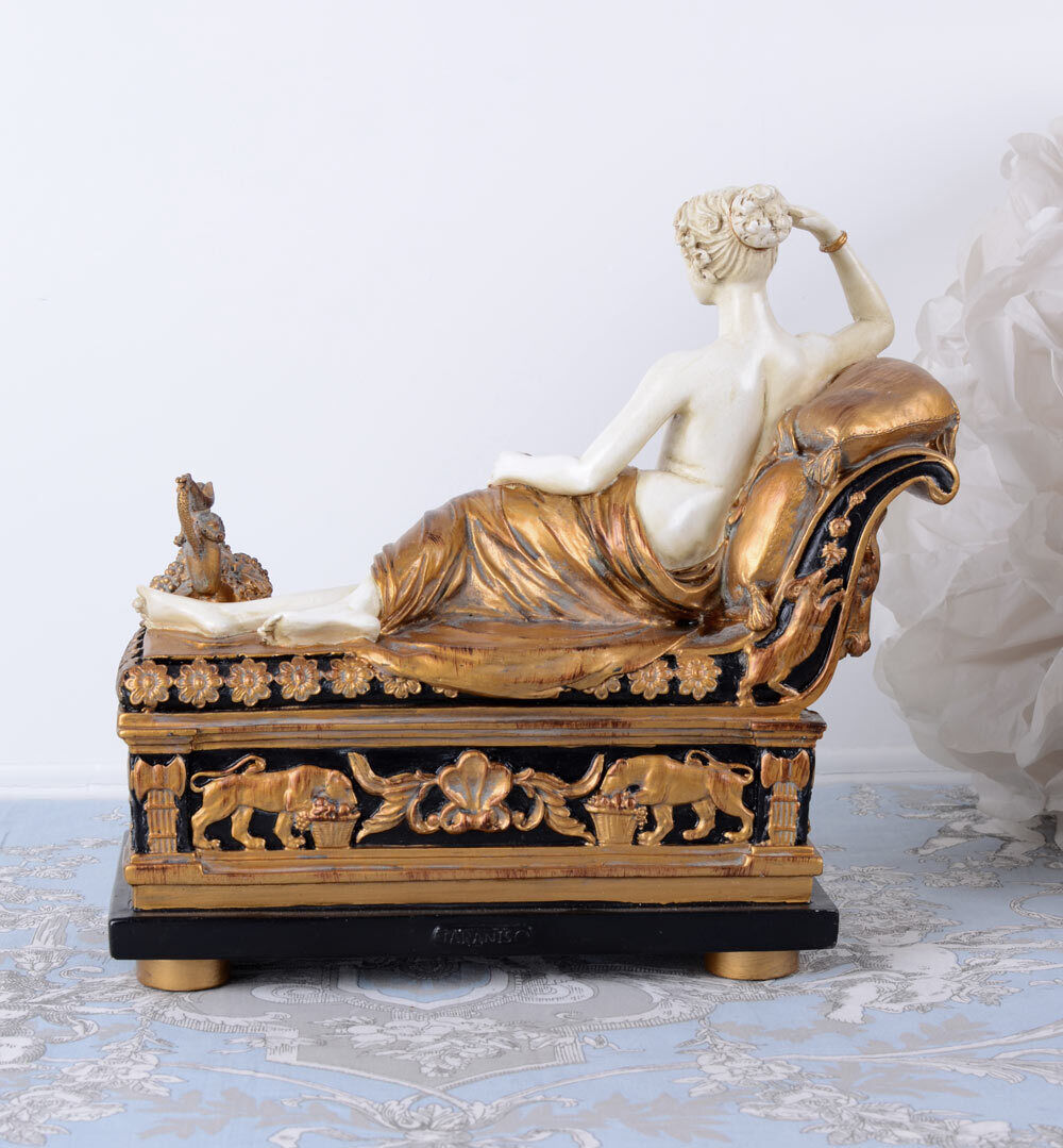 Kaminuhr Regency Frauenakt Uhr Aphrodite Tischuhr Dekouhr Antik Frauenfigur neu