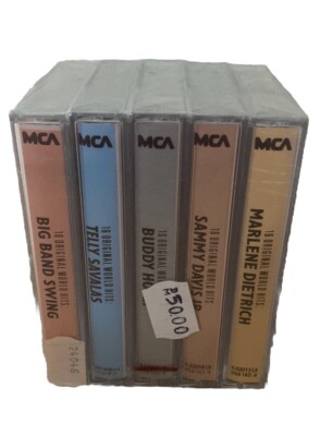 NEU 5x MCA Marlene Dietrich Sammy Davis Buddy Holly Telly Savalas Big Band Swing