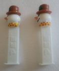 2 nice vintage PEZ SNOWMAN dispensers — photo 2