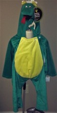 Toddler Big Belly DRAGON COSTUME 2T-4T NEW 1pc Plush Suit HOOD HEAD