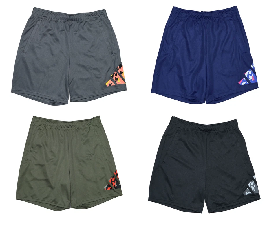 Pantalones Cortos Adidas Aeroready 7" Entrepierna Camuflaje Logo Gráfico Atléticos Para Hombre Nuevos con Etiquetas